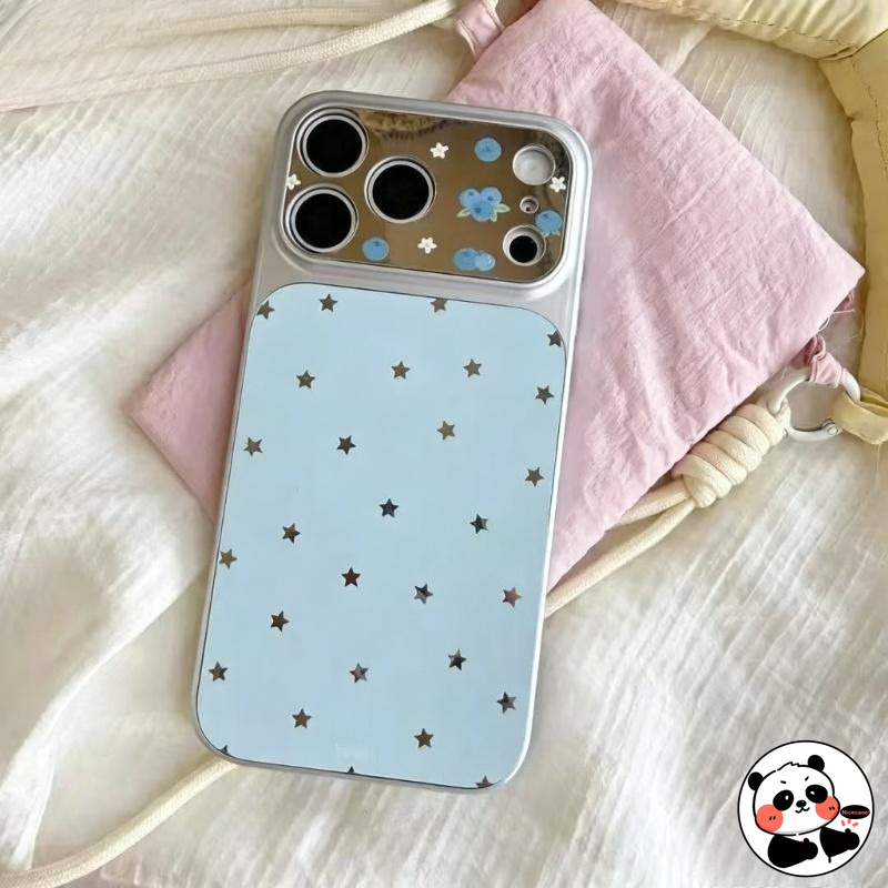 Realme Note 50 - Holle Sterren Spiegel Telefoonhoesje voor Realme