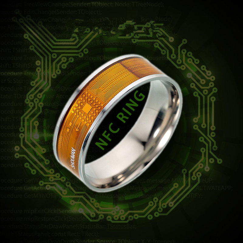 Smart Ring Nfc Pay - Multifunctionele unisex roestvrijstalen nfc smart chip