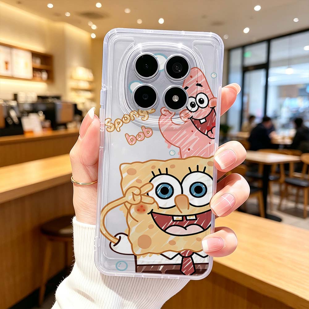 Xiaomi Poco X6 - Cartoon schattige S-SpongeBob hoes voor Xiaomi