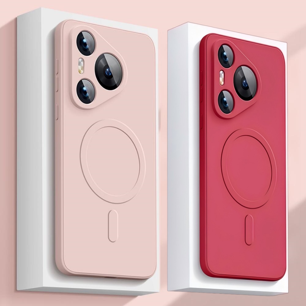 Huawei Mate 60 - Luxe Siliconen voor Magsafe Telefoon Case