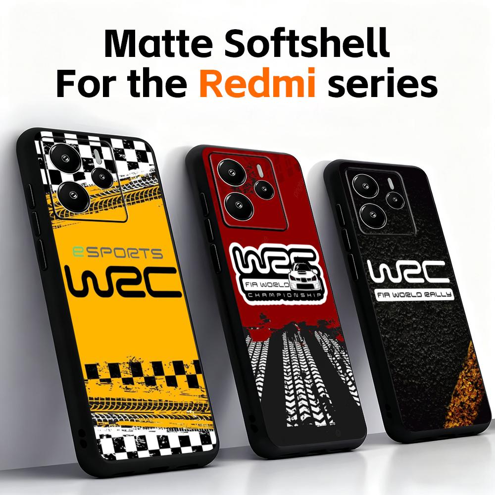 Xiaomi Redmi Note 14 - Hot WRC Racing sportwagen mode telefoonhoesje