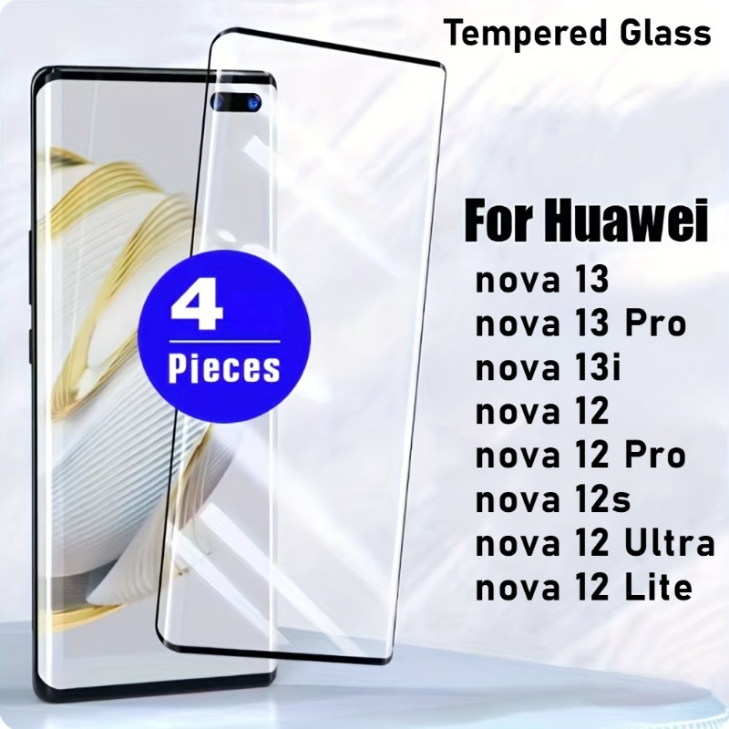 Huawei Nova 12 - 4pack 9H hardheid gehard glas voor