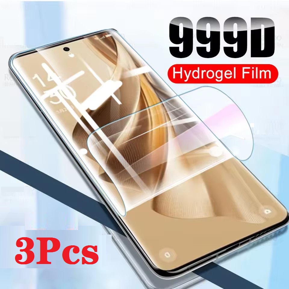 Oppo Reno 12 - 3 Stuks Hydrogel Film Voor Oppo