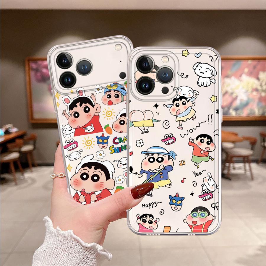 Apple Iphone 15 - Cra-yons Shin-chan hoesje voor iPhone 17
