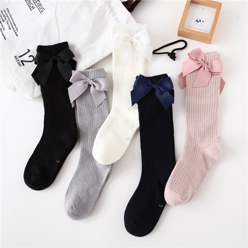Baby Sock Oximeter - Kinderen Meisjes Sokken Met Strikken Katoenen