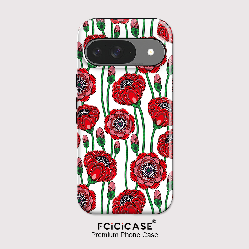 Google Pixel 9 - Fcicicase Acryl Matte Telefoonhoesje voor Google
