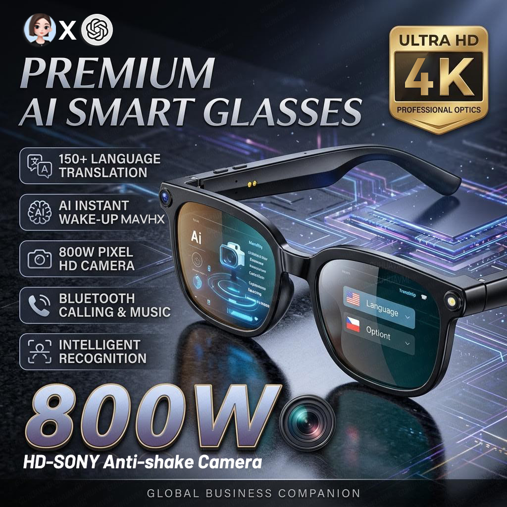 2026 4K 8MP Smart Glasses Here - Smart Glasses Lens recensie en prijs