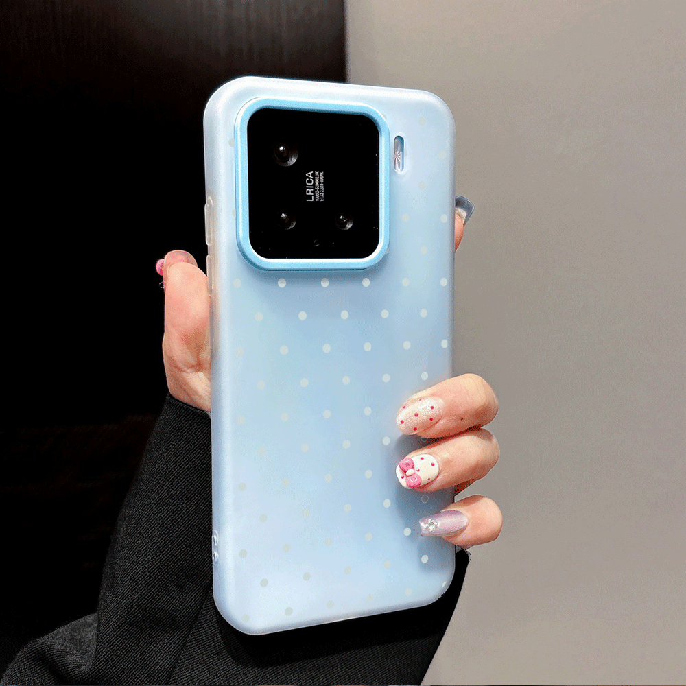 Schattig lichtblauw polkadot t - Xiaomi Redmi Note 14 recensie en prijs