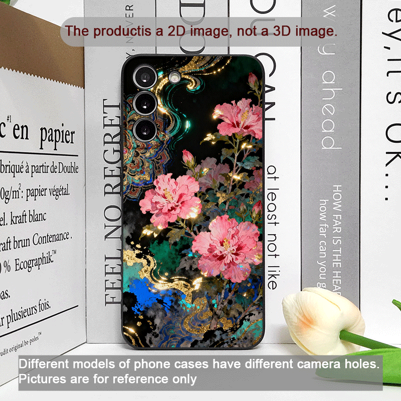 Retro Bloem Hibiscus Gouden In - Oppo Reno 12 recensie en prijs