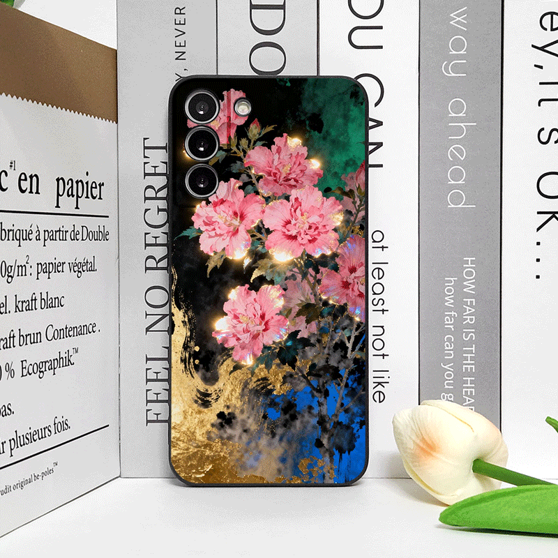 Retro Bloem Hibiscus Gouden In - Oppo Reno 12 recensie en prijs