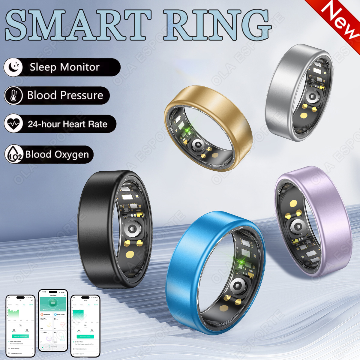 Nieuwe R09 Smart Ring Mannen V - Temperature Ring Skin recensie en prijs