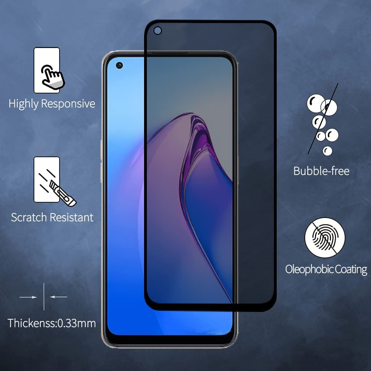 Anti Spy Screen Protector Voor - Oppo A78 recensie en prijs