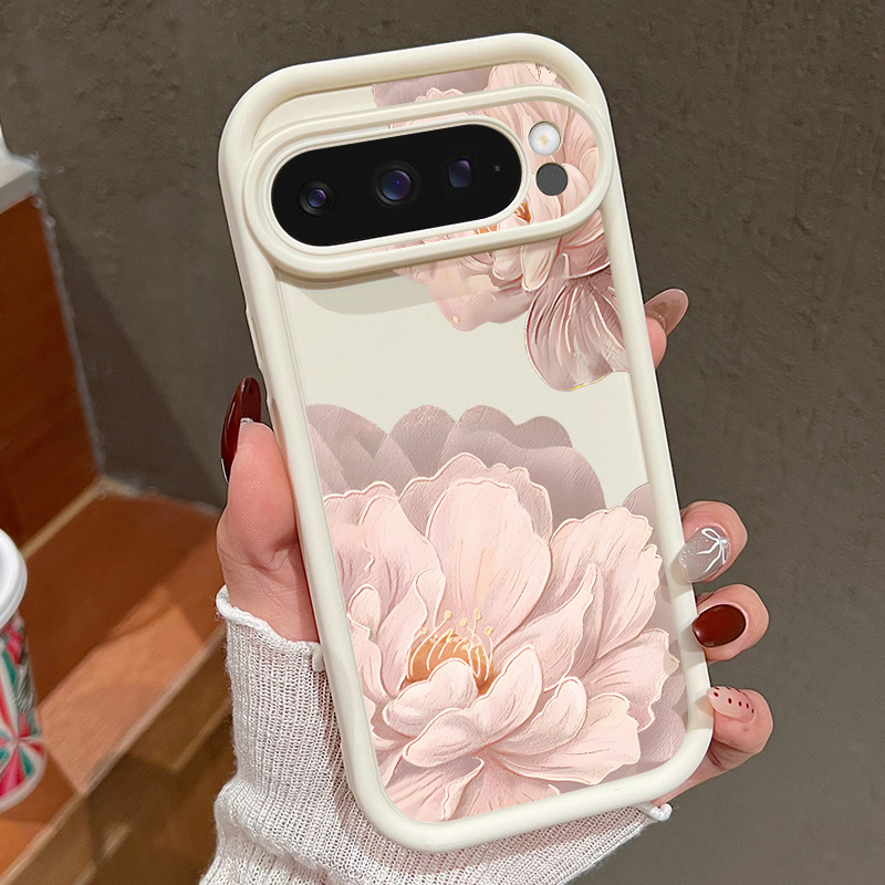 Roze bloemenpatroon zachte TPU - Google Pixel 9 recensie en prijs