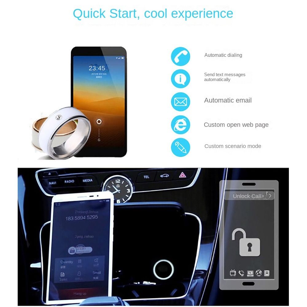 Roestvrij staal NFC Smart Ring - Smart Ring Nfc Pay recensie en prijs