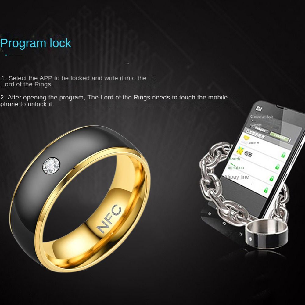 Roestvrij staal NFC Smart Ring - Smart Ring Nfc Pay recensie en prijs